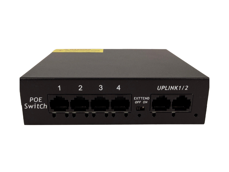 Longline 100MBPS 6 Ports (4 POE + 2 Up Link) Unmanaged POE Switch